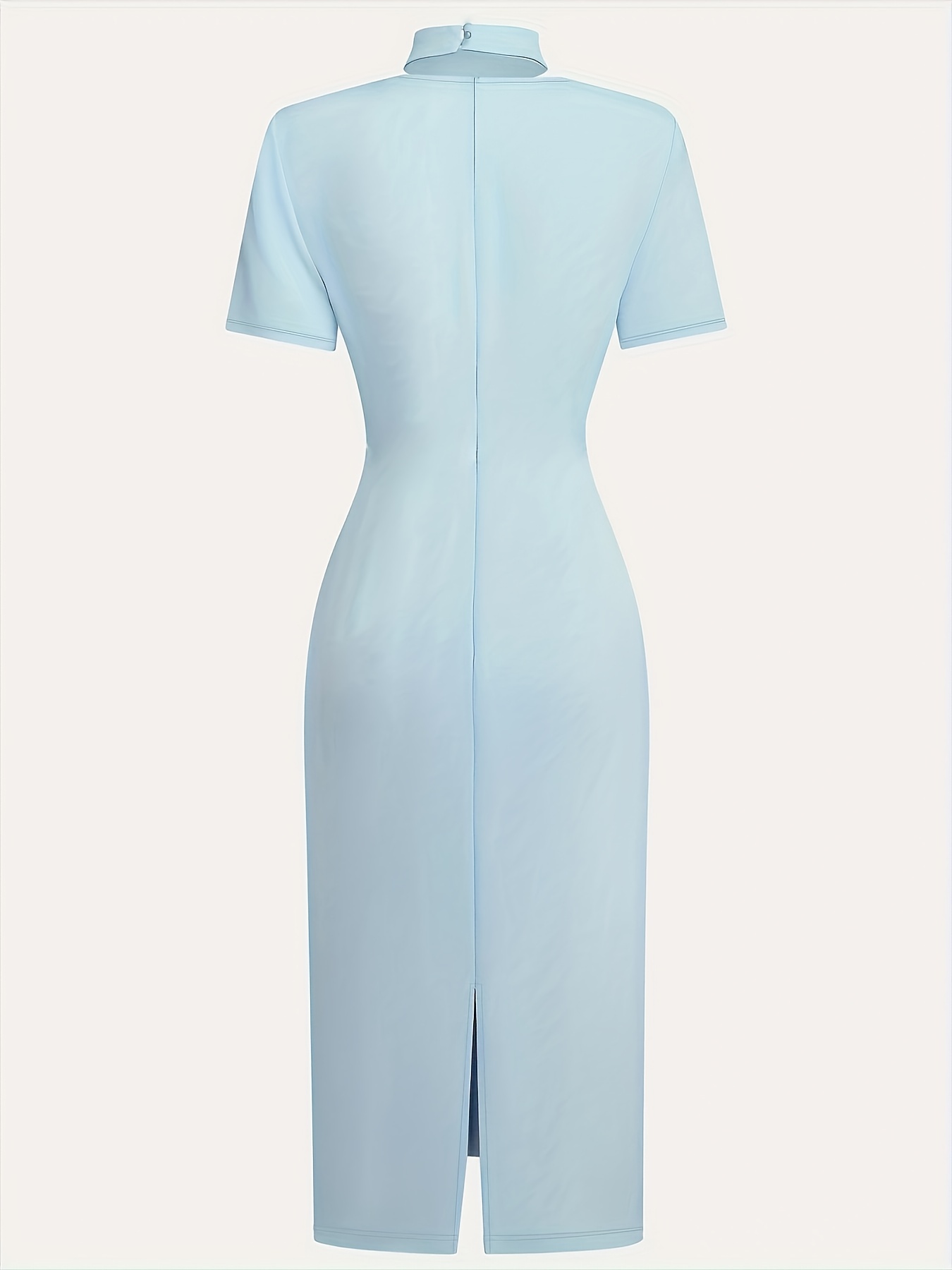 choker neck cutout square neck dress - Temu United Arab Emirates