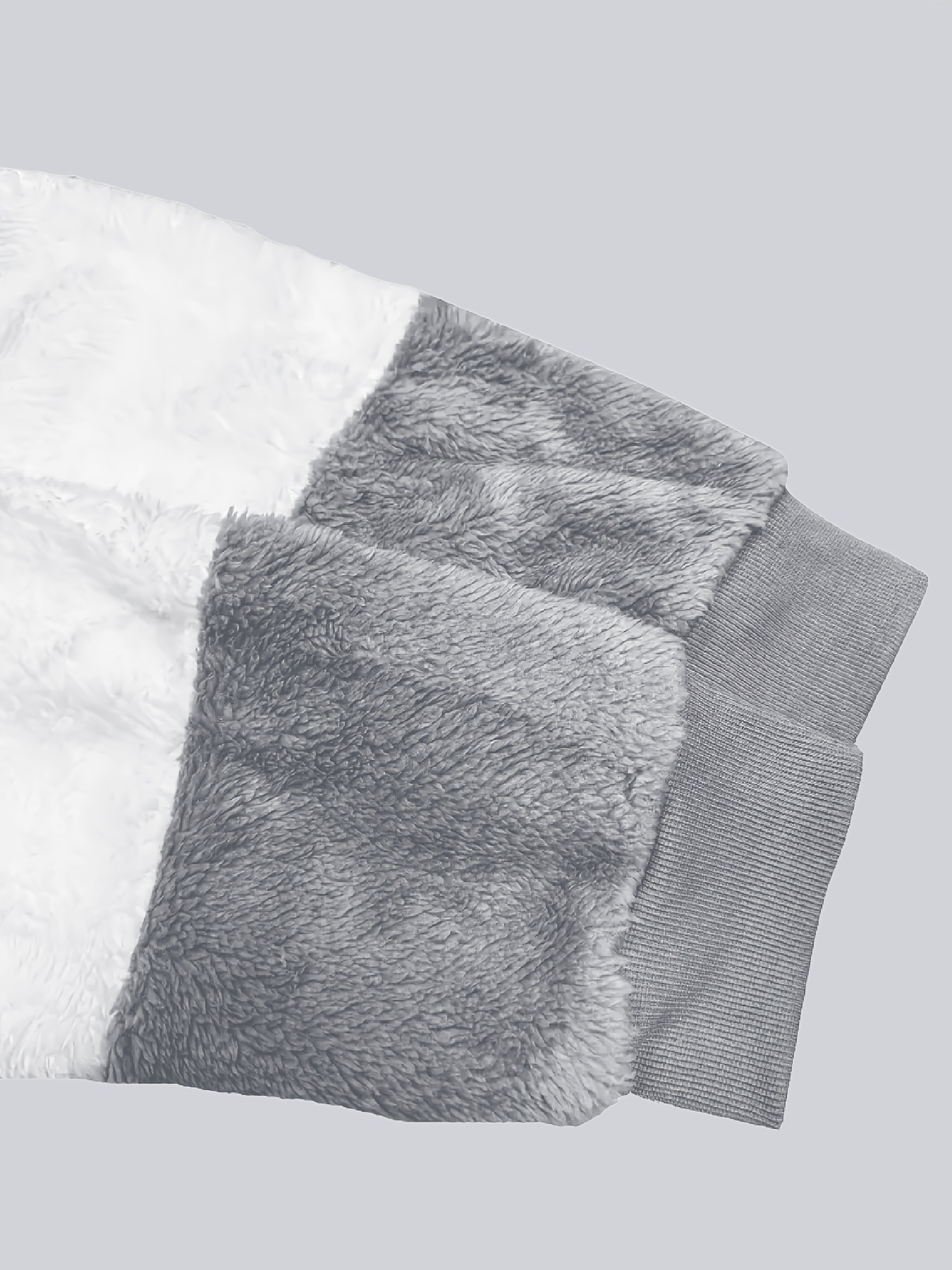 Chamarra elegante para mujer con capucha forrada en peluche y cierres metálicos, diseño color block, abrigo de invierno holgado, lavable en máquina, ropa exterior para clima frío en otoño e invierno, abrigos de invierno para damas, comodidad con forro de peluche