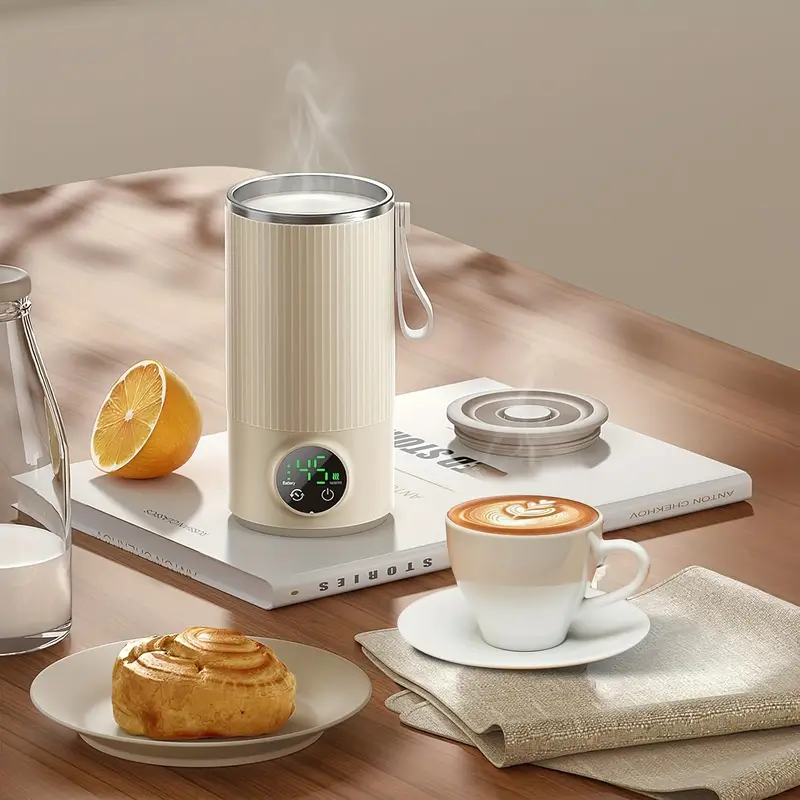 temperature controlled 4 in 1 and cooling foam machine and milk heater to stir coffee and heat milk details 5