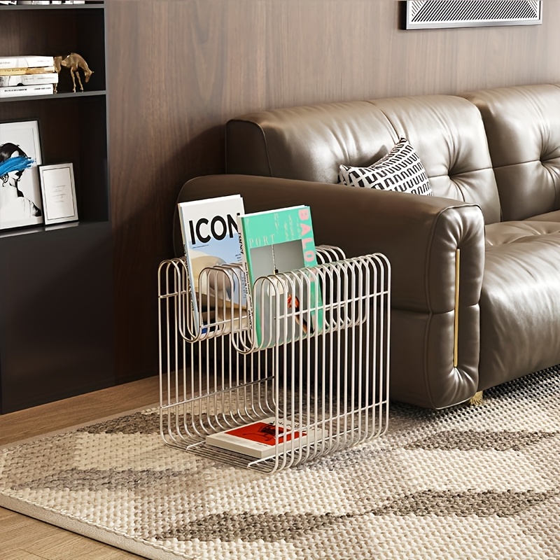Sofa Side Table Small Apartment Coffee Table Easy Modern Light Luxury Coffee Table Side Table Corner Table Newspaper Rack Shelf