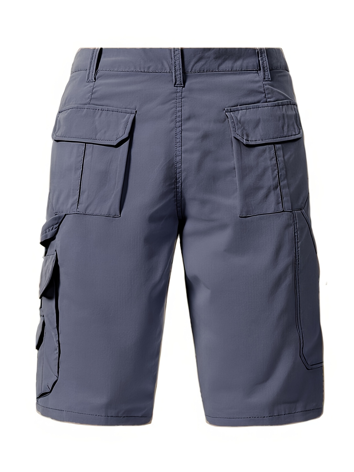 Elastic Waist Mens Workwear Cargo Shorts Bisley BSHC1008 Mens