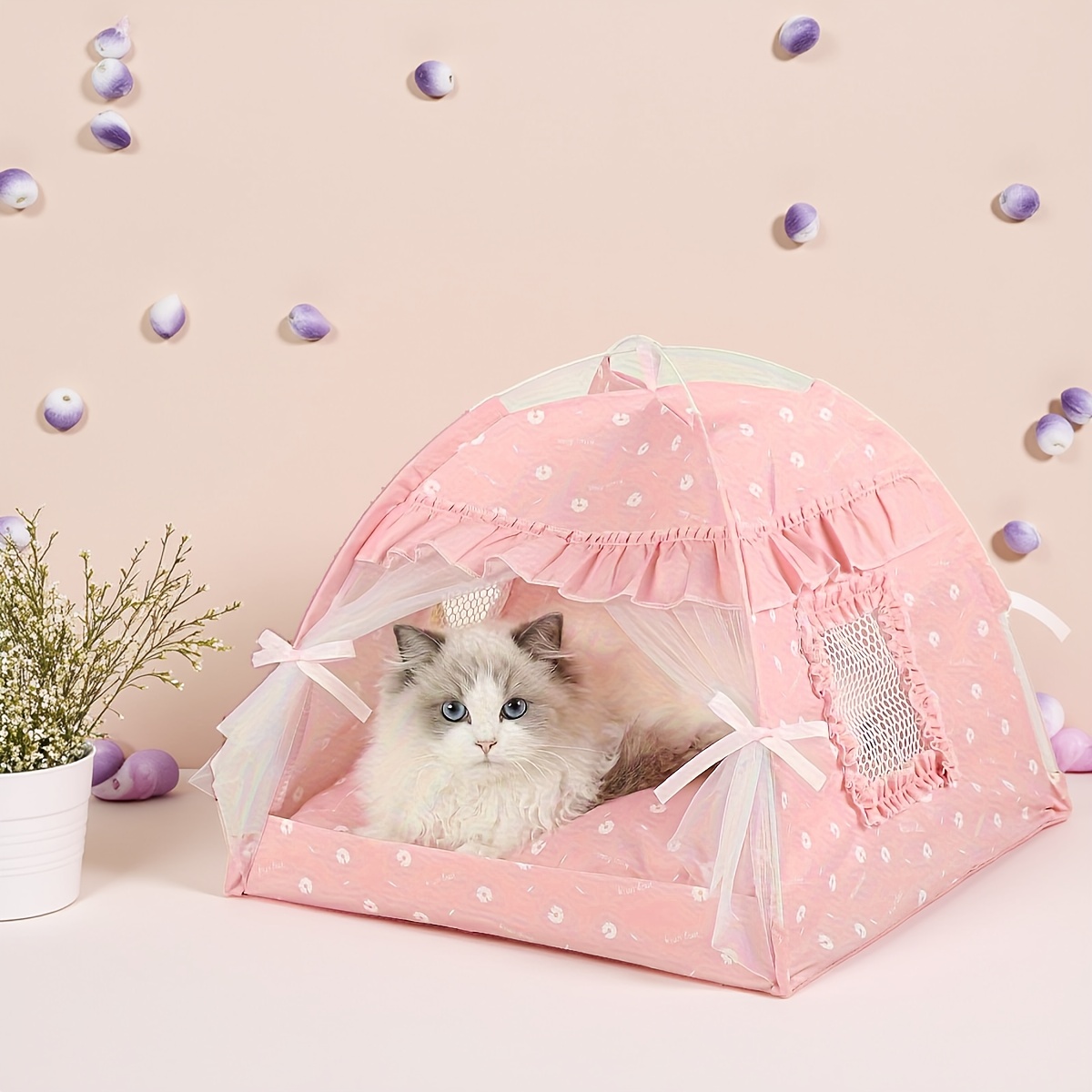 cozy lace tent the perfect nest for or dog Product details 1