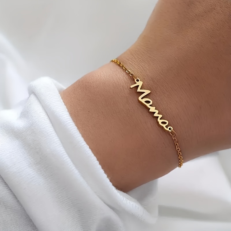 

A Stylish And Minimalist Bracelet From European And , Perfect As A Day Gift, Featuring A .