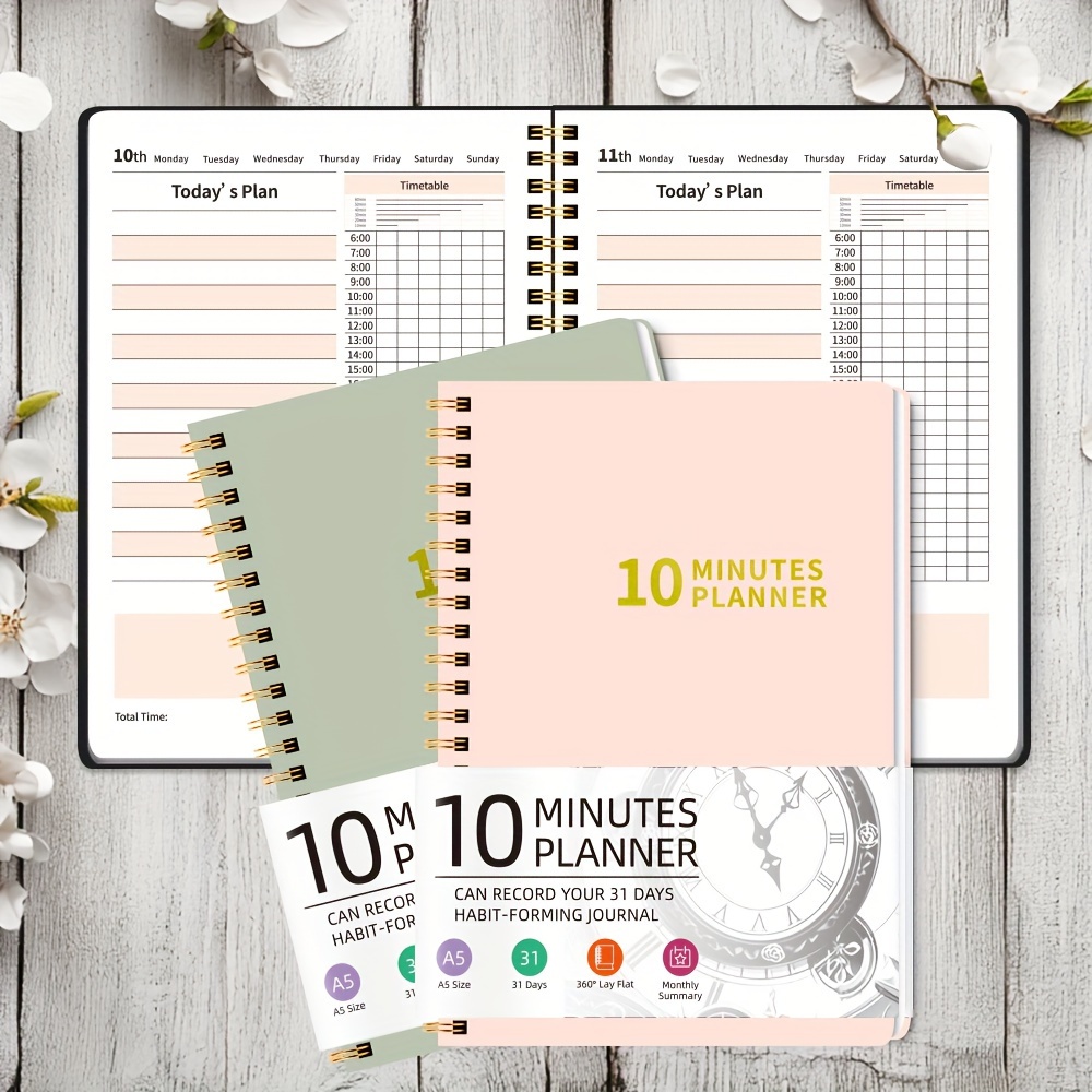 

Bubu Monthly Planner - 5.71 X 8.15" Daily & Weekly Organizer, Self- Booster For Adults