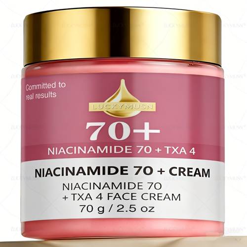 niacinamide txa 4 facial serum cream moisturizes and brightens skin tone a lightweight and non greasy evens tone 70g 2 5oz suitable for types