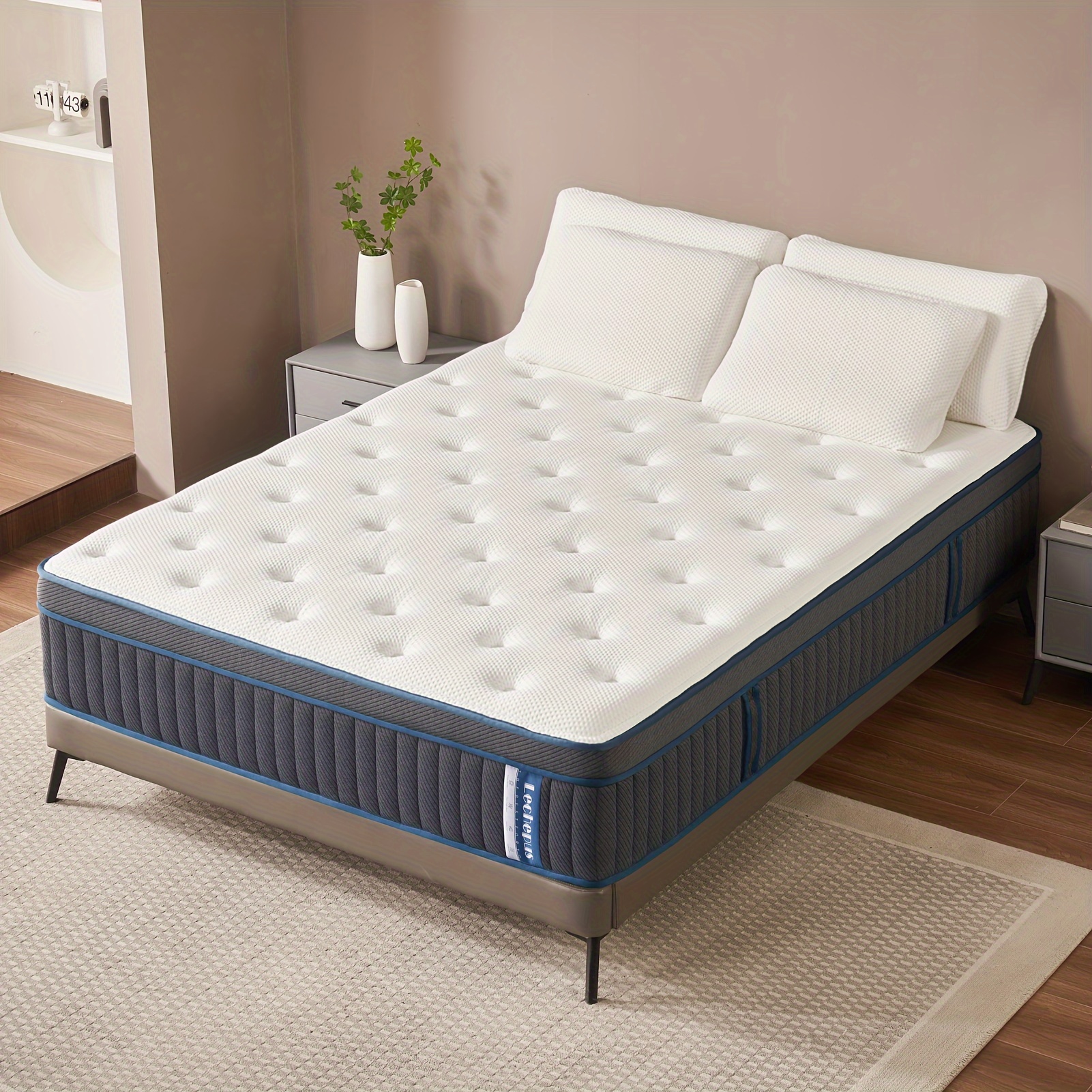 Lechepus 14" Hybrid Gel Memory Foam Mattress