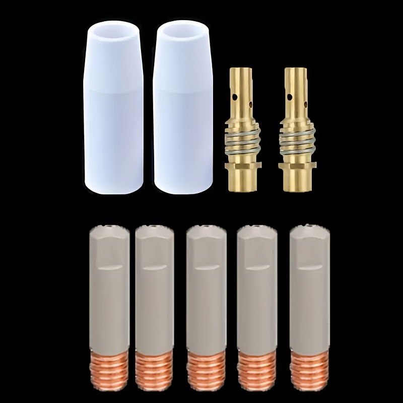 4-Pack Flux Core Gasless Welding Nozzle – 100L MIG Torch, Phenolic Plastic, Heat-Resistant, Compatible With Many Welder Brands (Amico, Chicago, Forney, Hobart, Etc.)