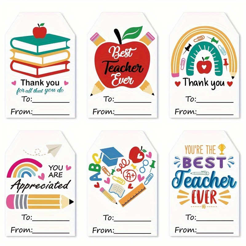 

36 Teacher Appreciation - -adhesive You Teacher For Envelopes, , And Sealing, Complimentary Messages, 3x2