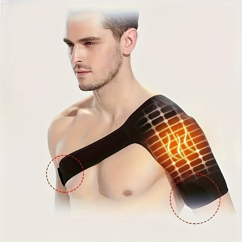 1pc shoulder support keep your shoulder warm for rotator cuff tear myofascial dislocation and compression sleeves arm fixing belt details 0