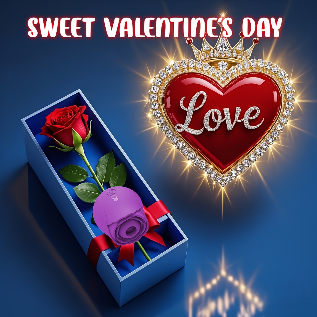 rose toy for valentine Amazon.com: Rose Adult Tool for Women, Portable Soft Rose Viboators Toys  Gift for Women, 10 Modes Powerful Rose Viboatorr Silent Red Rose Valentine's  Day Gifts for her 25H1941 : Health & Household main image 0