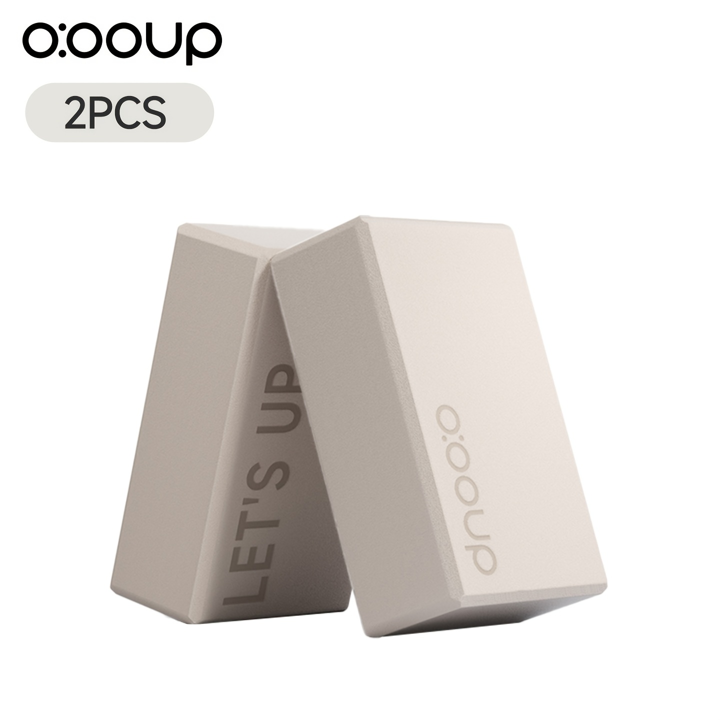 TEMU 2pcs High-density Eva Yoga Blocks (160g), Suitable For Pilates, Meditation, Dance Assistance, And Fitness Training