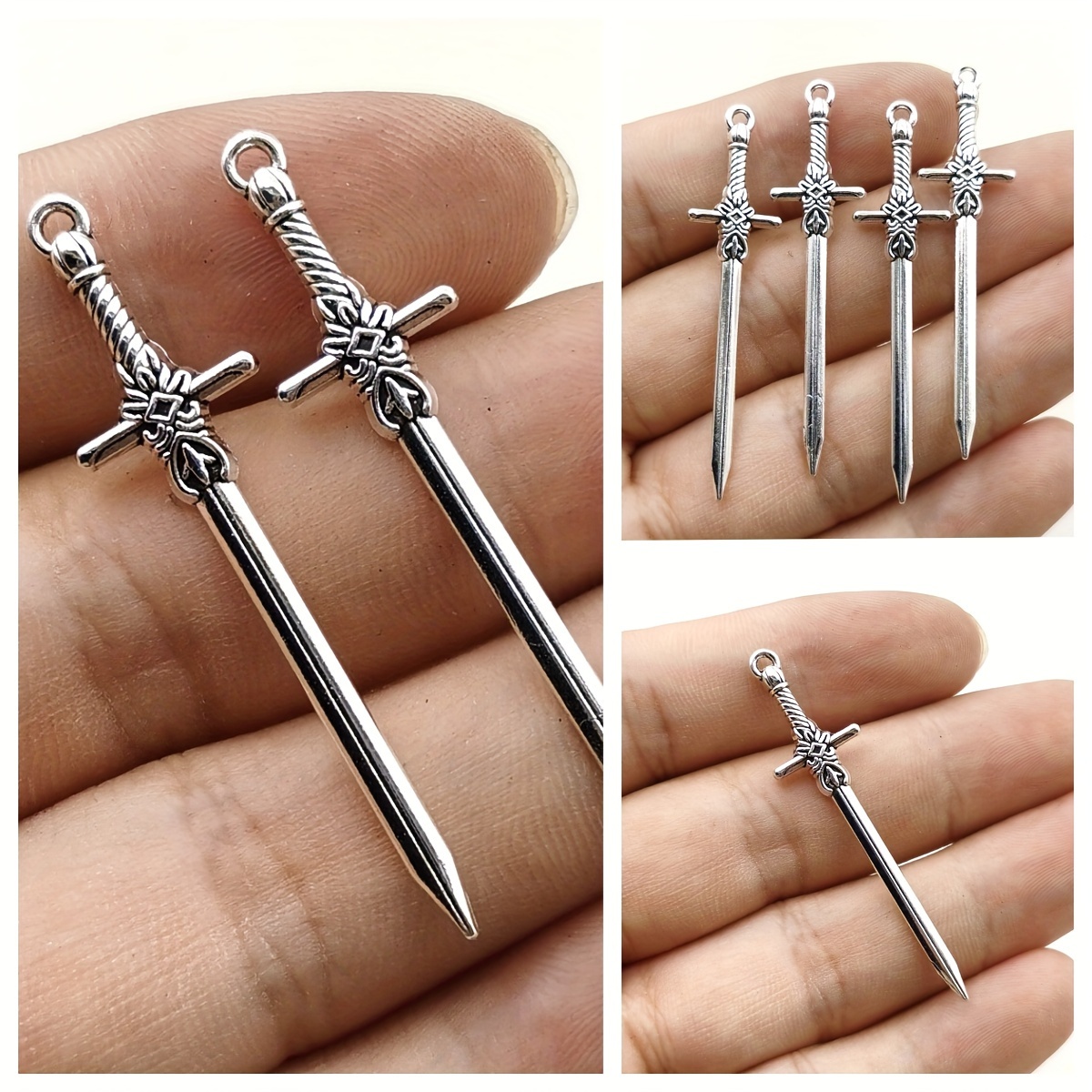 

150pcs Diy Alloy Accessories Pop Pendants Weapons Pendant