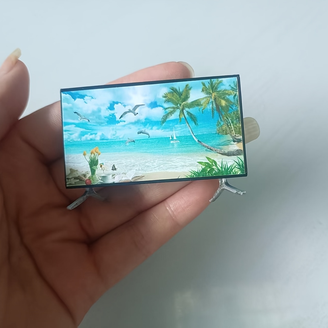 Mini Tv - Non-electrified Decorative Display For Small Rooms, Mixed Colors, Gift 14+