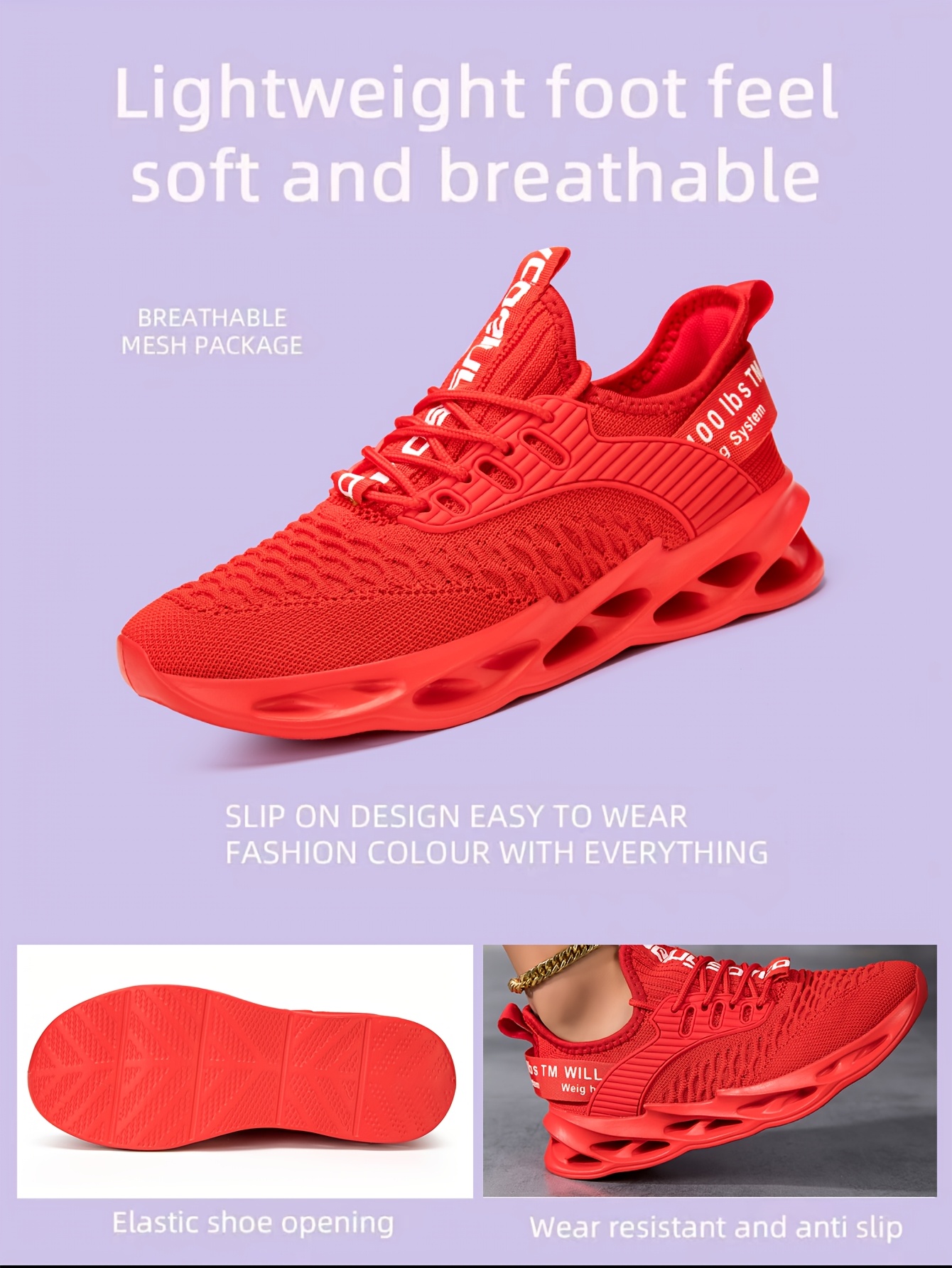 1 pair pink comfortable trendy hole laced casual shoes for men women lightweight breathable low top sneakers   versatile fashion shoes md sole mesh upper   commuting casual attire details 9