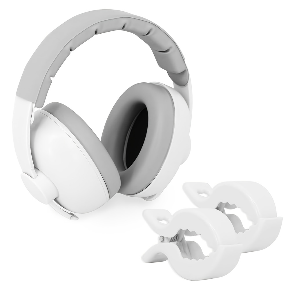 TEMU Portable Rest Ear , With Baby Stroller Fixing Clip, Adjustable Padded Headband Ear Accessory, Suitable For Outdoor Travel, Removable Baby