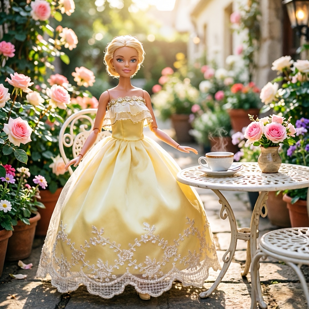 2pcs Doll Dresses 29.21 cm Girl Doll Party Dress Gowns Party Dress up Casual Clothes Dresses,Handmade Dress up Casual Clothes, Gift for Girl Accessories Toys Halloween,Thanksgiving Day,Xmas (Dolls Not Included)