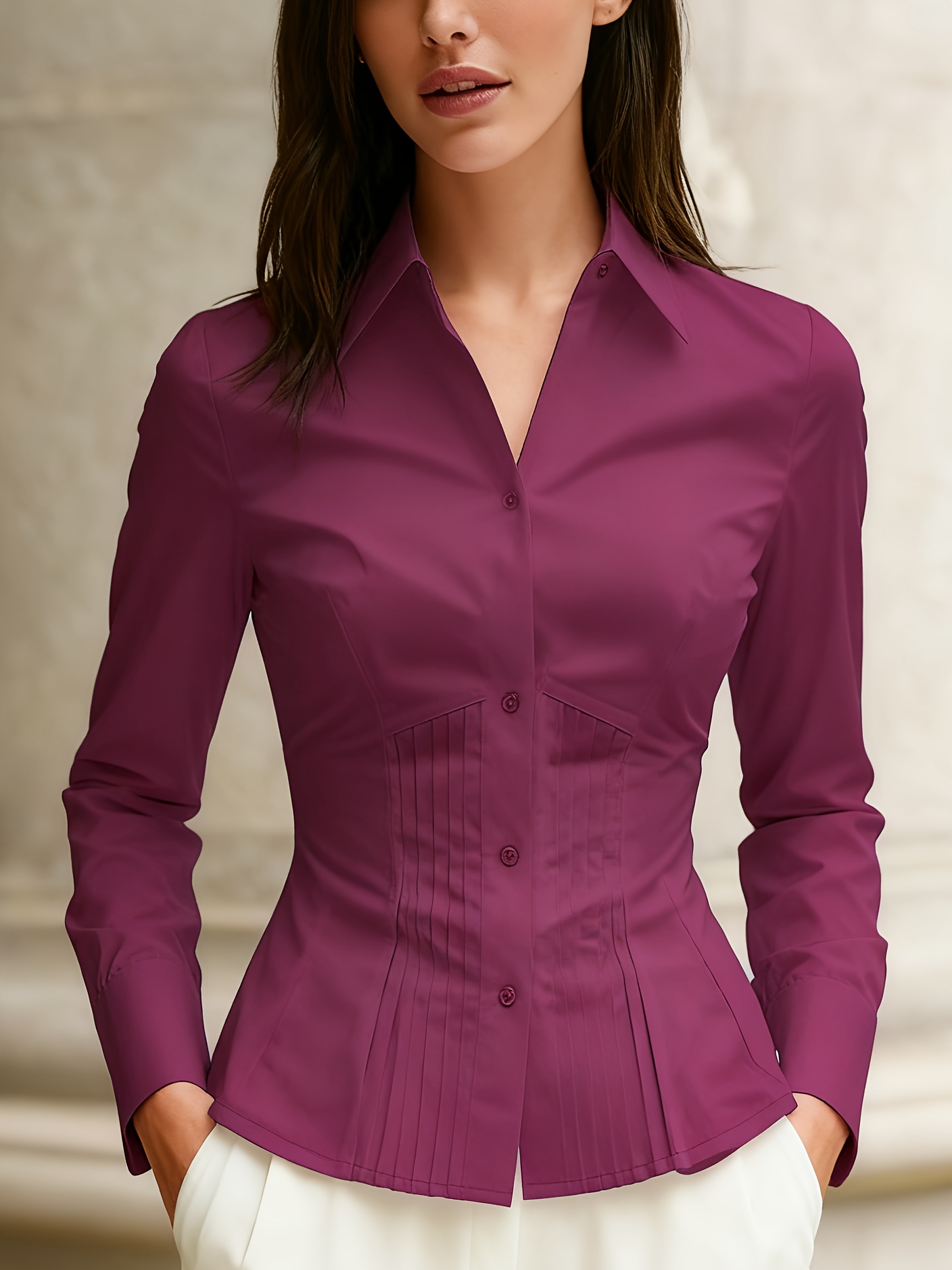 office shirts for women sold on Temu United States