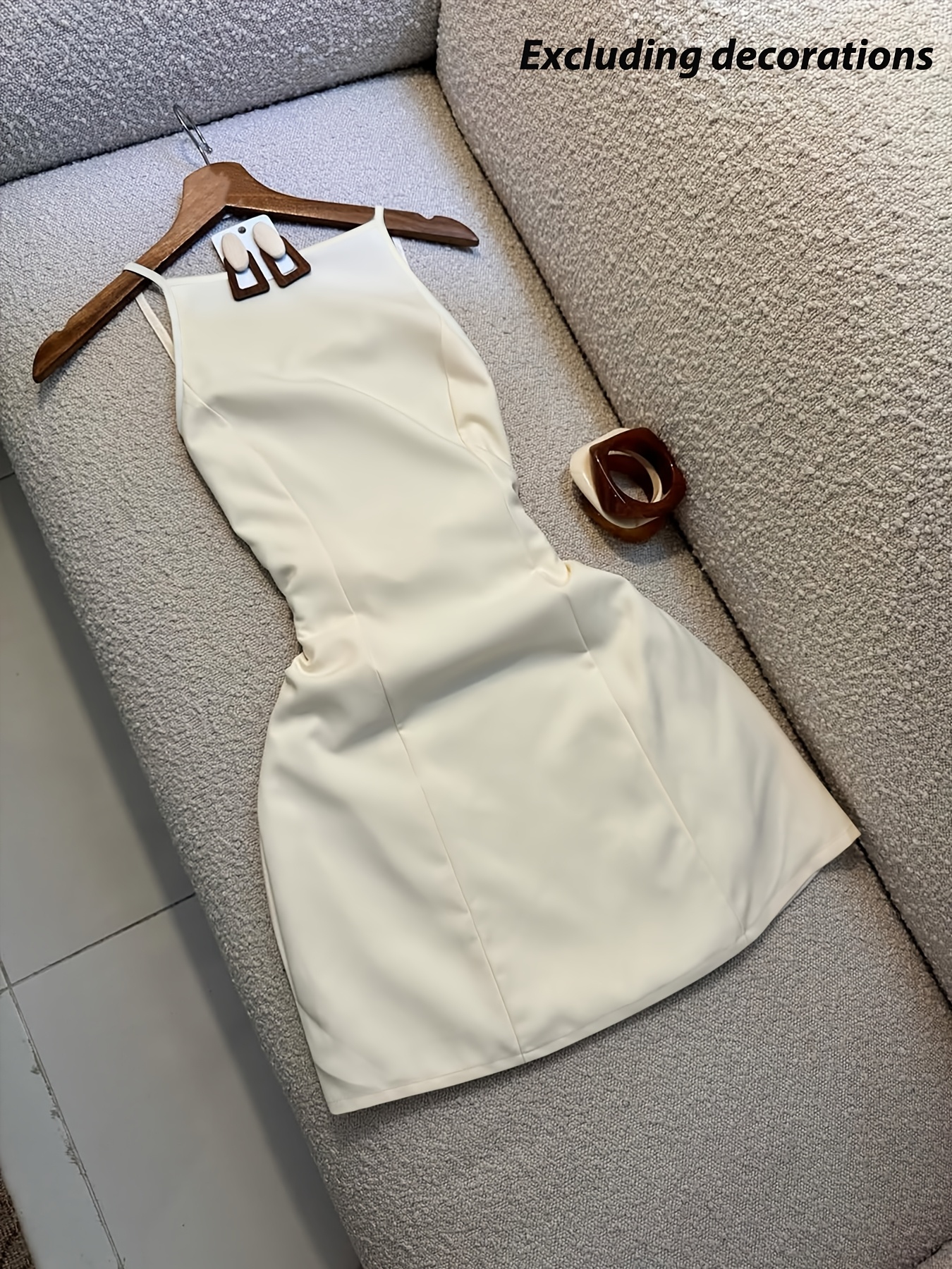 graduation white short dress Berylove Women Sheath Halter Graduation Dress White Short Grad Ceremony Dress, White / US22W main image 0