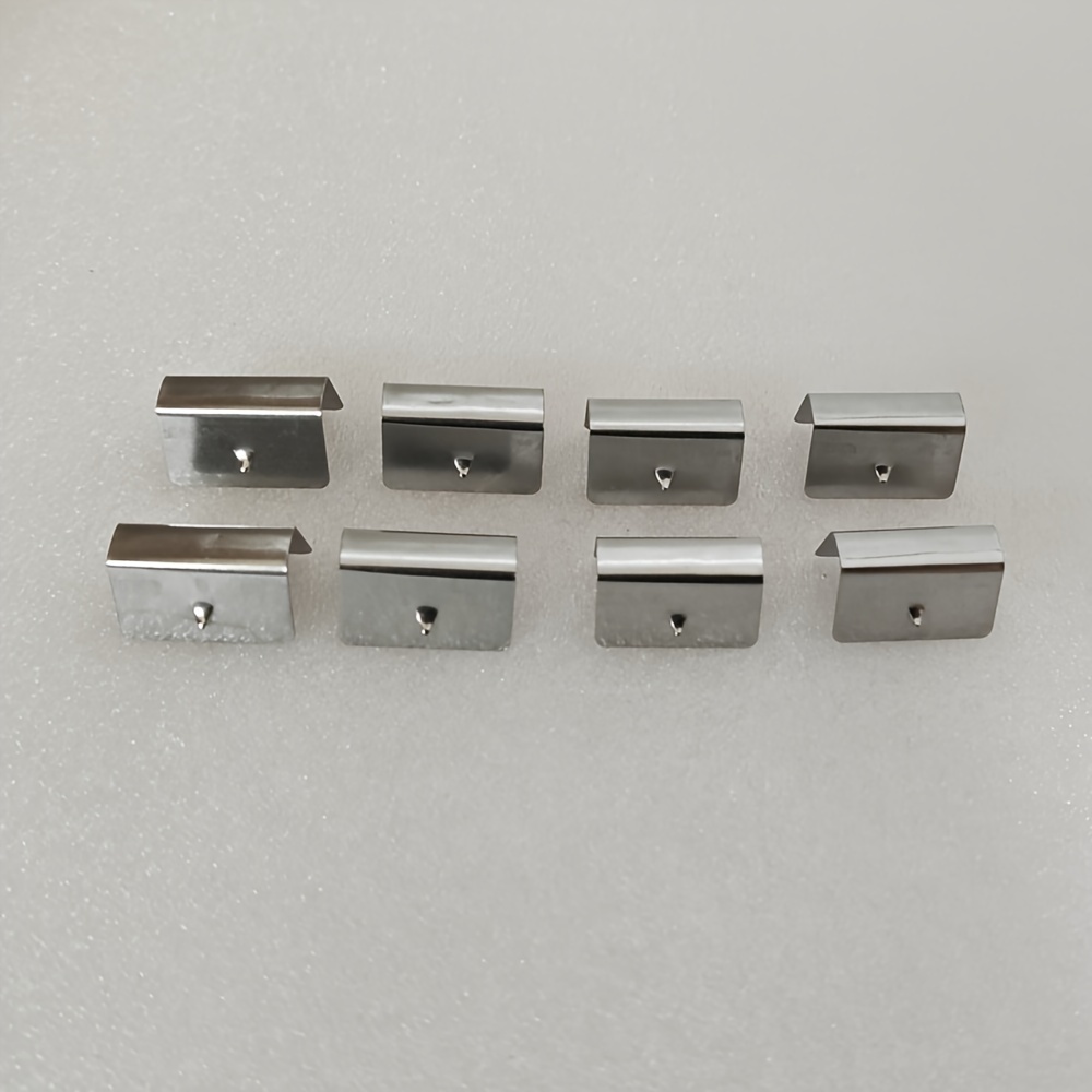 TEMU 8 Piezas Deflectores de Viento y Lluvia para Ventanas de Auto, Clips , Cejas de Acero Inoxidable, Repuestos para Deflectores de Ventanas,