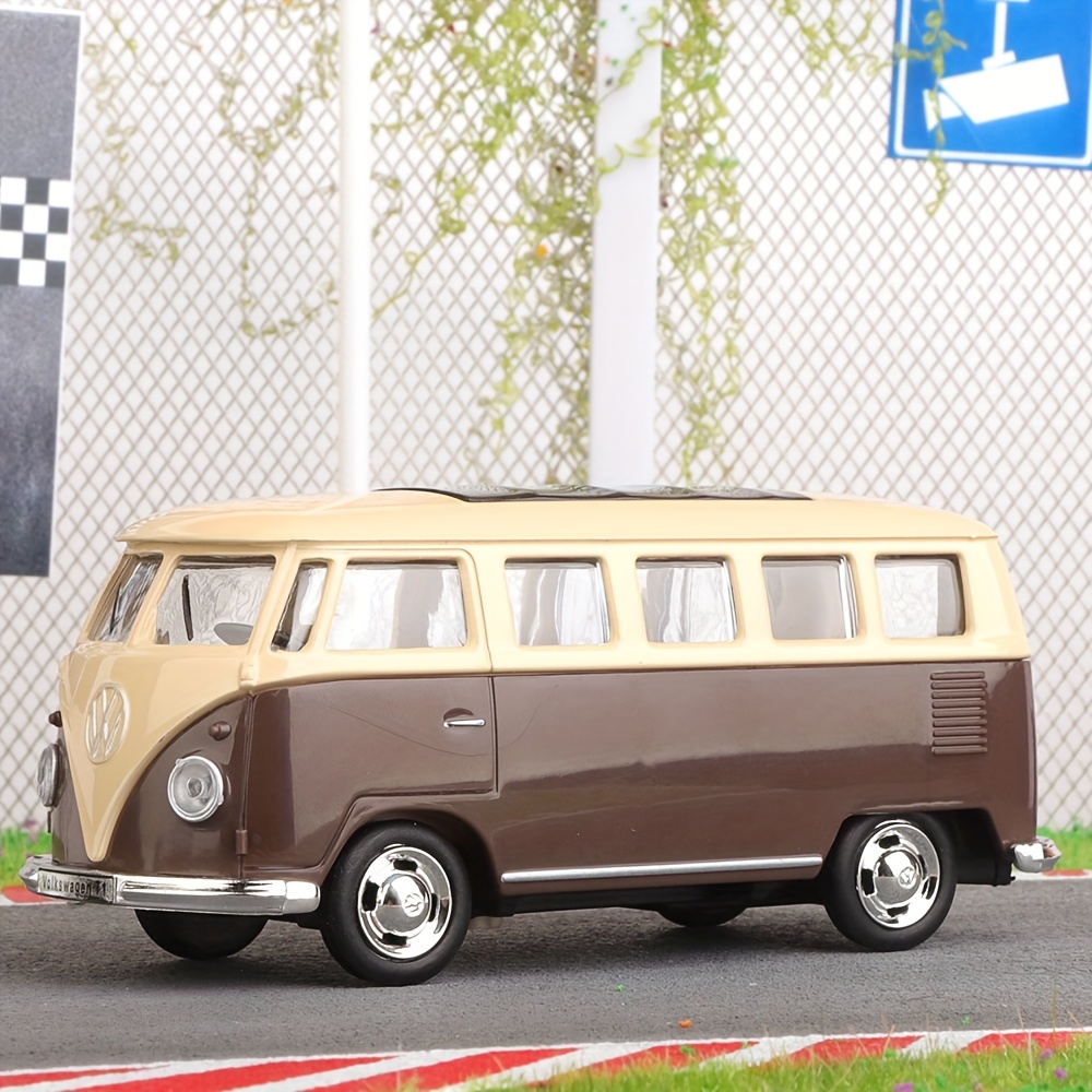 Image of Simulation 1:43 For Bus T1 Alloy Car Model Children's Toy Car Pendant Model Boy Toy Birthday Gift