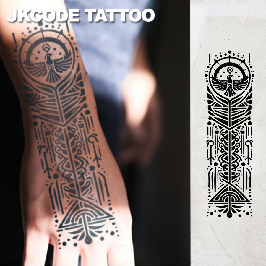 waterproof semi permanent tattoos hands necks - Temu Bahrain