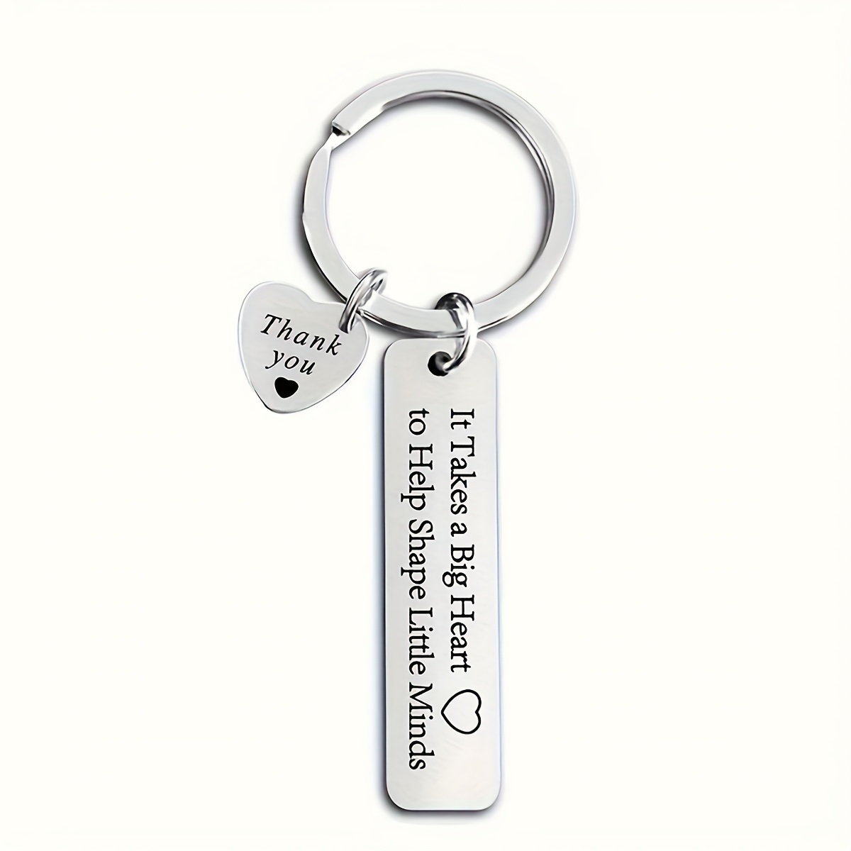 TEMU 1 Personalized Custom Keychain, Custom Name Letter Number Text Plaque Keychain, Stainless Steel Golden Silvery Black Custom Keychain With