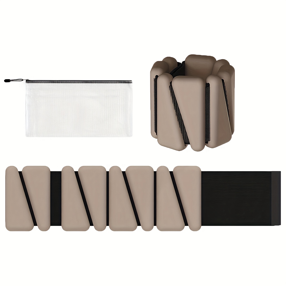 TEMU Wrist Weights Set Of 2 Adjustable Silicone Workout Weights For Women And Men, Wearable Ankle Wrist Weights Suitable For Pilates Pool Exercises