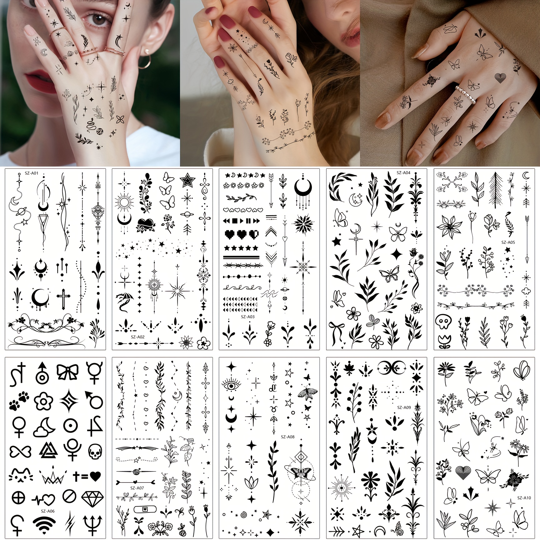 tattoo mini for girl sold on Temu Australia