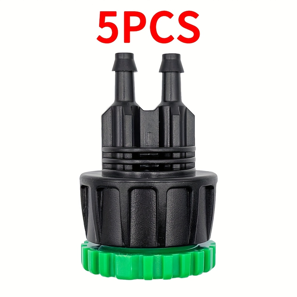 Image of 5pcs Plastic Garden Hose Connector Kit, Used To Connect Faucets And Hoses, Faucet Adapter, For Faucets, Essential For Car Wash