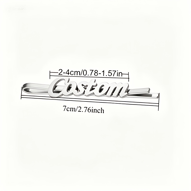 TEMU Personalized Custom Hairpin, Easy And , Bohemian Style Text And Number Symbols, Personalized Customization For 1