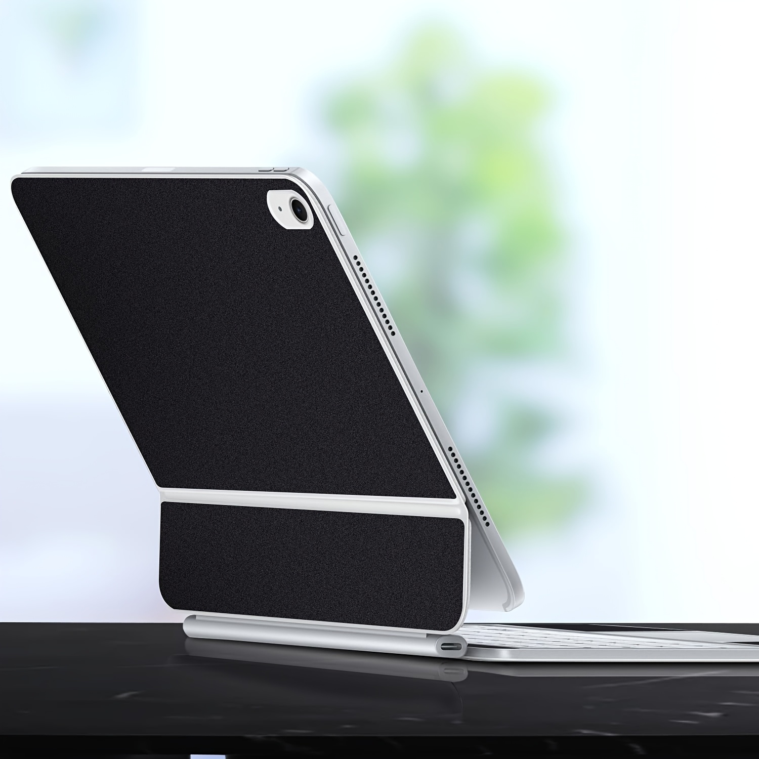 iMMOENUC 2025 for ipad Air M3 Magic Keyboard 3-Side Full Coverage Protective Vinyl Stickers - Self-Adhesive Pre-Cut Top/Bottom/Keyboard Panel, Scratch-Resistant & Anti-Fingerprint, Sleek Design, Durable Protection