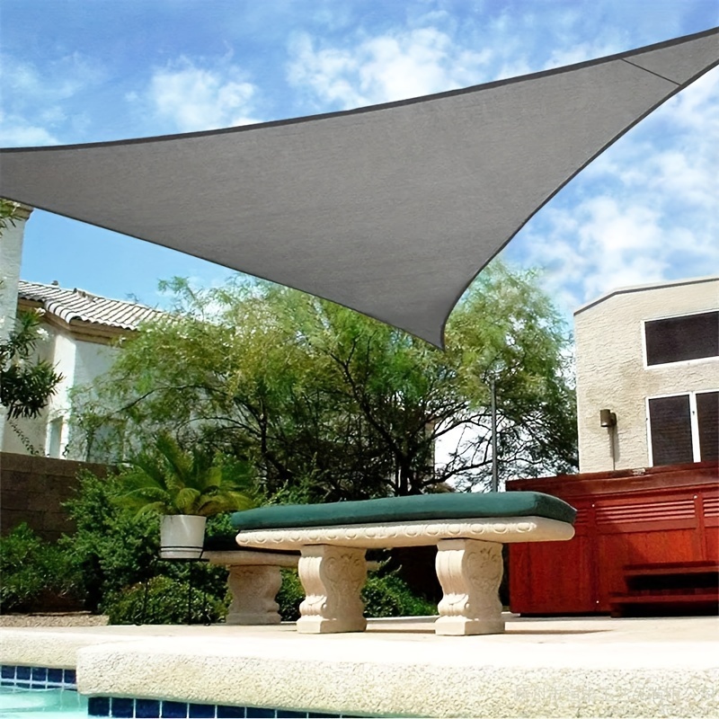 

Summer Outdoor Waterproof And Uv Sunshade 300d Oxford Cloth Sunshade Canvas, Garden Terrace Canopy Camping Sunshade With Connection Rope