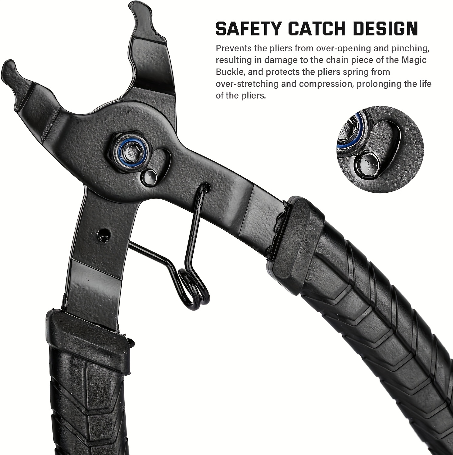 2-in-1 Bicycle Chain Pliers, for Quickly Opening And Closing Missing Chain Links, Suitable for 7 to 12-Speed Bicycle Chains
