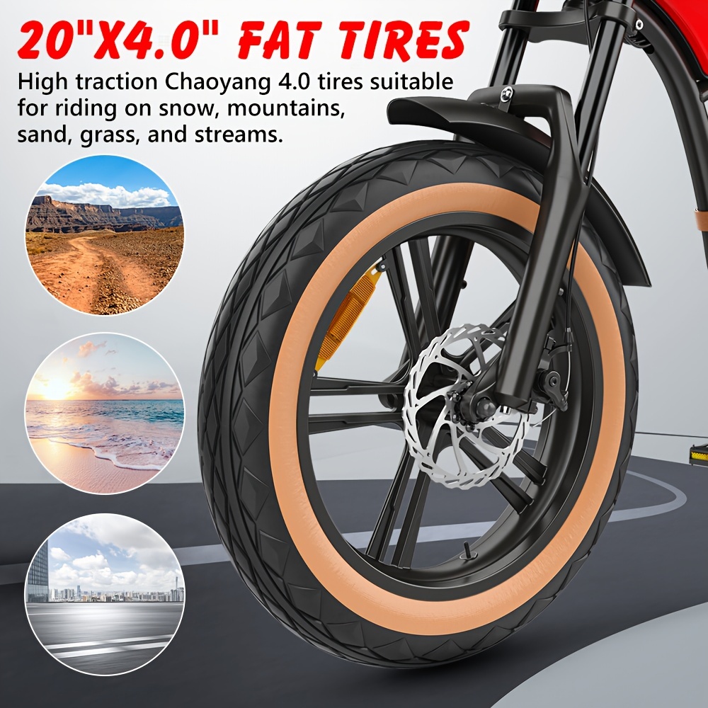 electric bike for adults b10 48v 12 5ah battery 18650 25 40km   speed 750w motor e bike for adults electric mountain bike for men 20 fat tire electric   speed with cowboy bag weight bearing 330lbs details 6