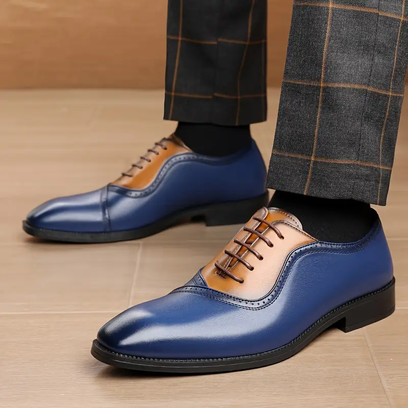 elegant mens brown oxford dress shoes glossy durable - Temu United Arab Emirates elegant mens brown oxford dress shoes glossy durable - Temu United Arab Emirates