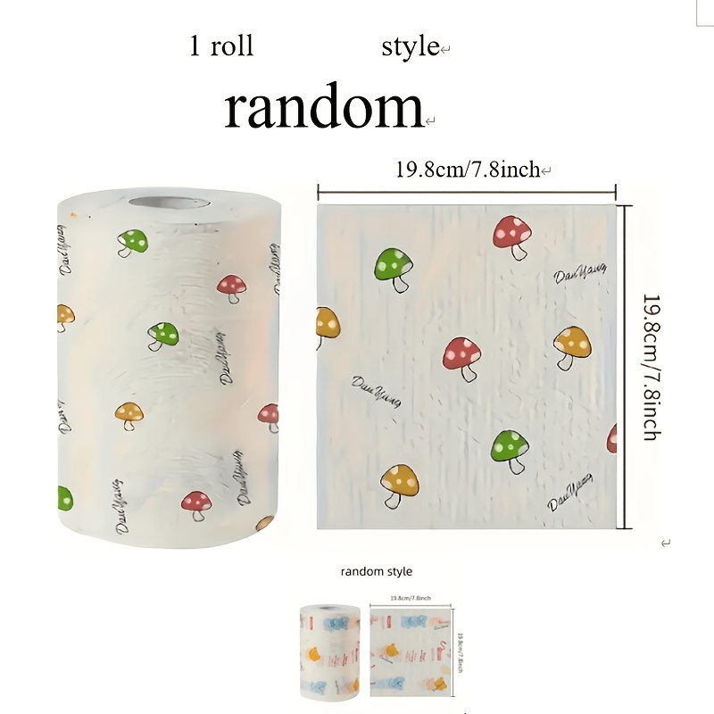 TEMU Upgraded 1 Roll And Thicker Cloth 120g/mÂ², Kitchen Towel, Cleaning Cloth, Lazy Cloth, Dishwashing Cloth, Outdoor Kitchen Supplies, Party