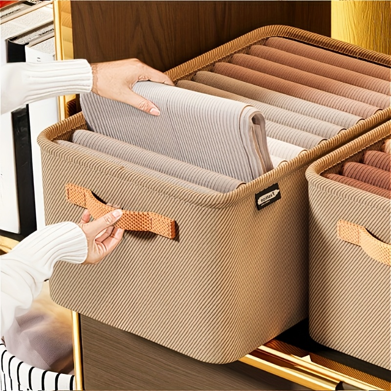 

Office Storage Basket, Thickened , Storage Box, Clothing, Pants, Storage Tools, Essential For Household Dormitories, Cargo, Outdoor, Polyester Material