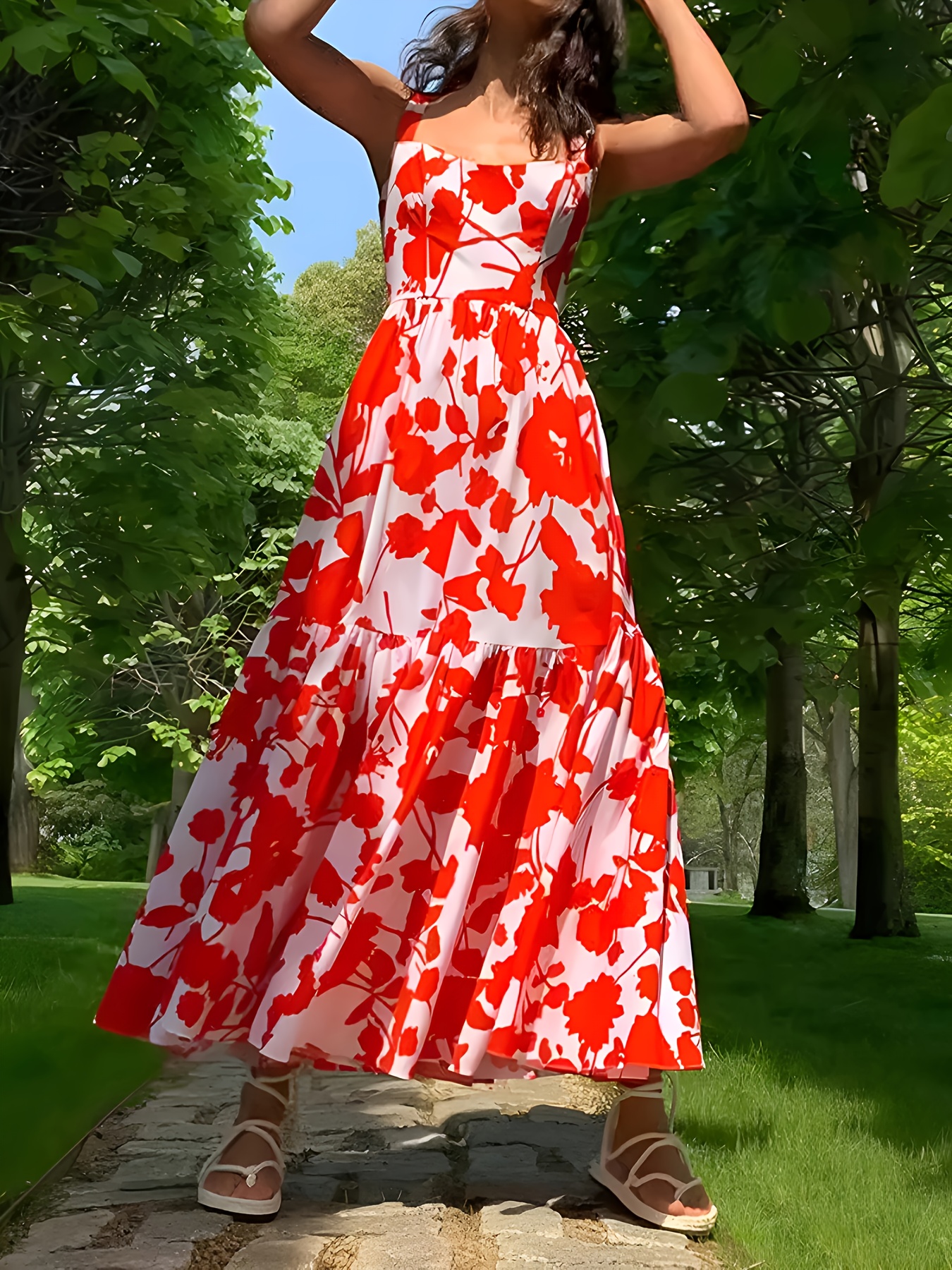 goddess with blue dress Goddesses Aphrodite, is a masterpiece of home coming gown Sleeveless Tie-Front Maxi Dress Size:Child 9