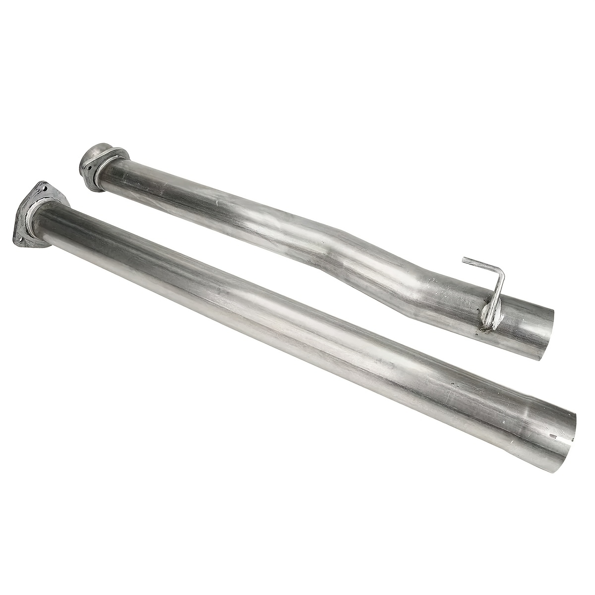 TEMU High-performance 4" Stainless Steel Race Pipe With Muffler For 2011-2017 For Ford 6.7l - Direct Bolt-on, Tig Welded, Lightweight Design For Exhaust Flow & Durability, Delete