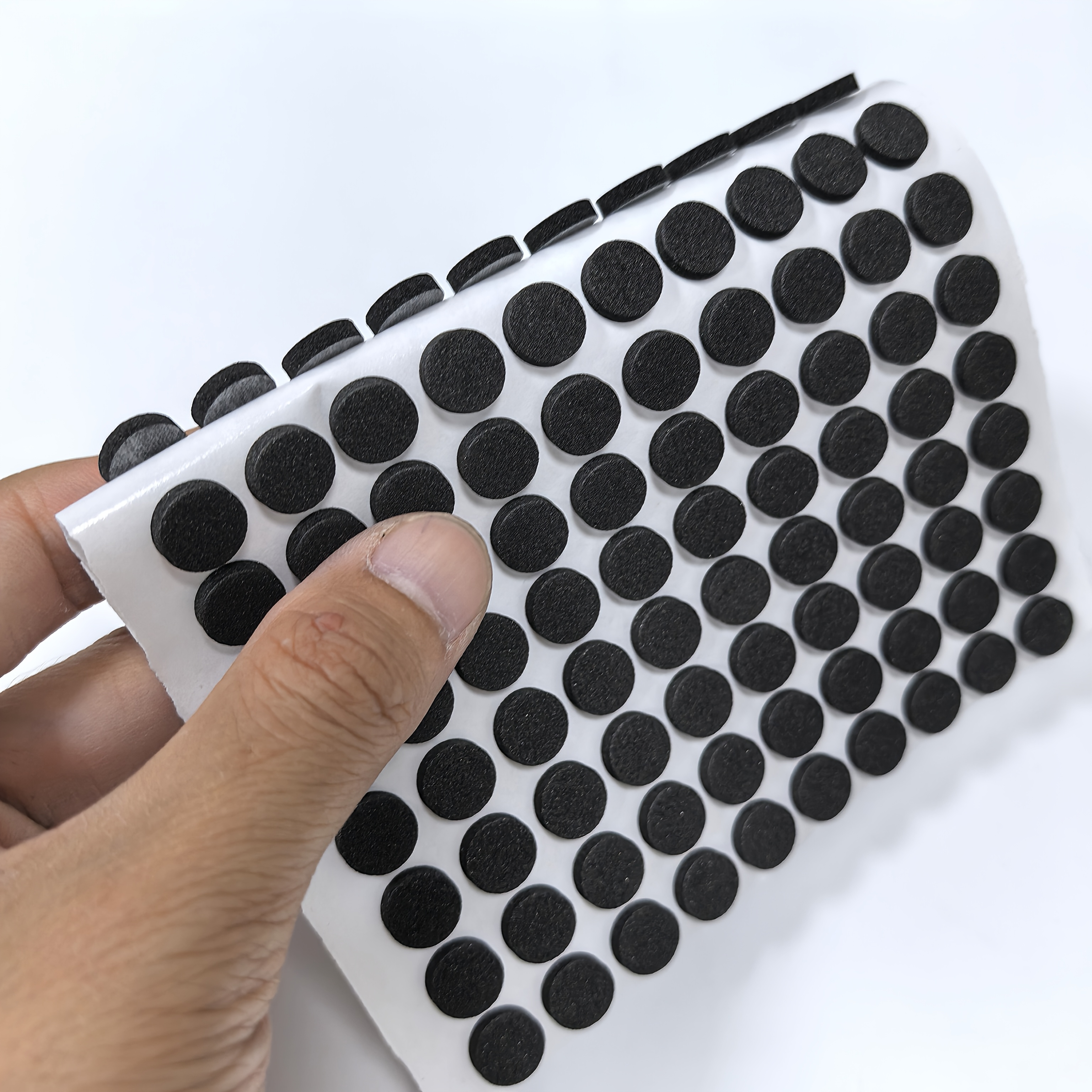 TEMU 160pcs Self-adhesive Foam Pads - Silent, Shock-absorbing, Scratch-resistant, For Base Anti-slip And Shock-absorbing, Screw Hole Cover Gaskets,
