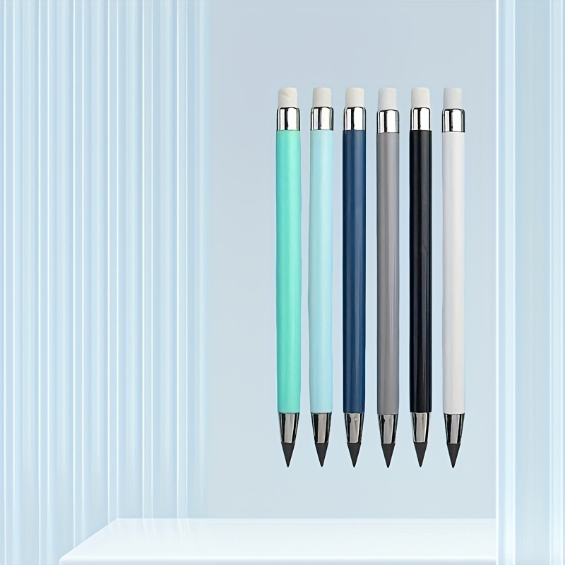 6pcs, Hb Eternal Pencil Is Not Easy To Break, A Sketch Pencil That Need Sharpening