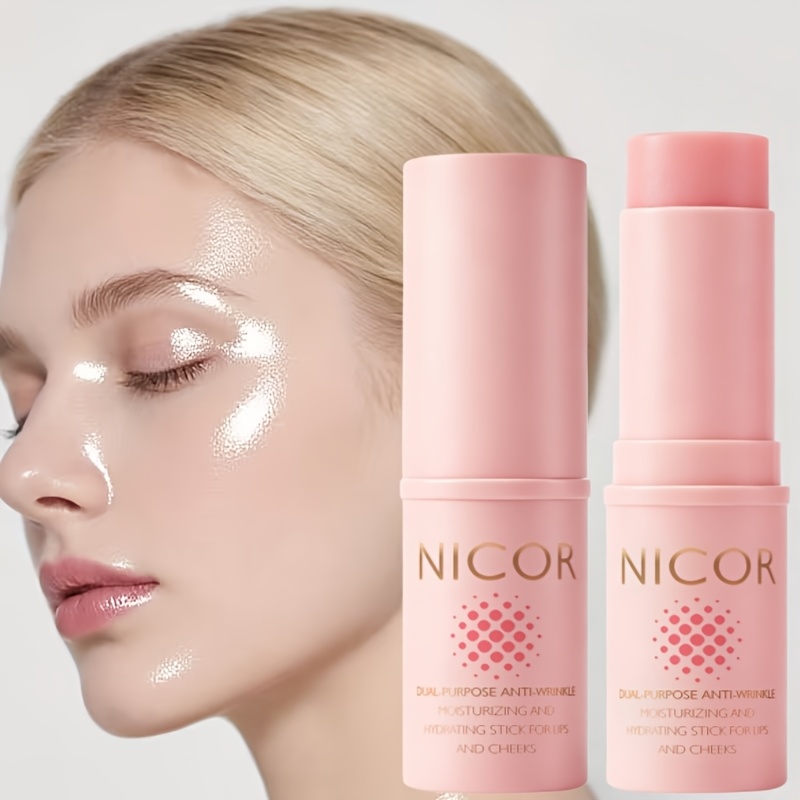 1pc korean style moisturizing face cream stick contains collagen and provides 48 hour multi effect benefits it   brightens and and is suitable for all light beige skin types it features a compact stick design
