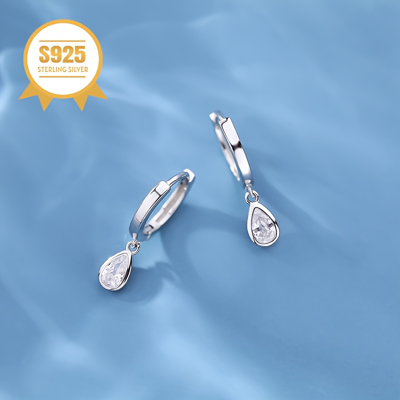 Women's 925 Low Allergy Water Drop Earrings