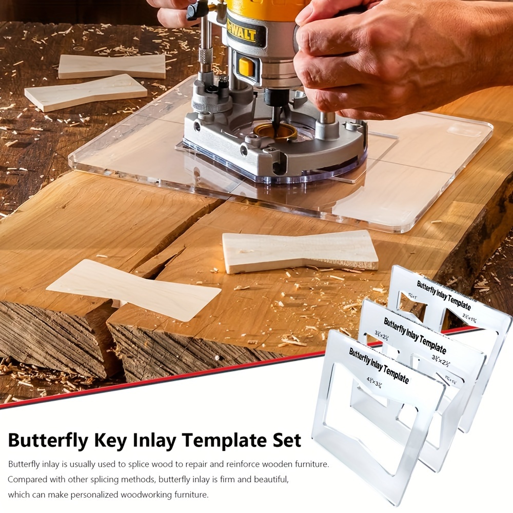 

Router And Decorative Templates - Acrylic Set For Woodworking