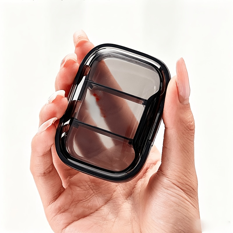 2pcs Portable Mini Pillboxes, Weekly Carry-On Pill Case