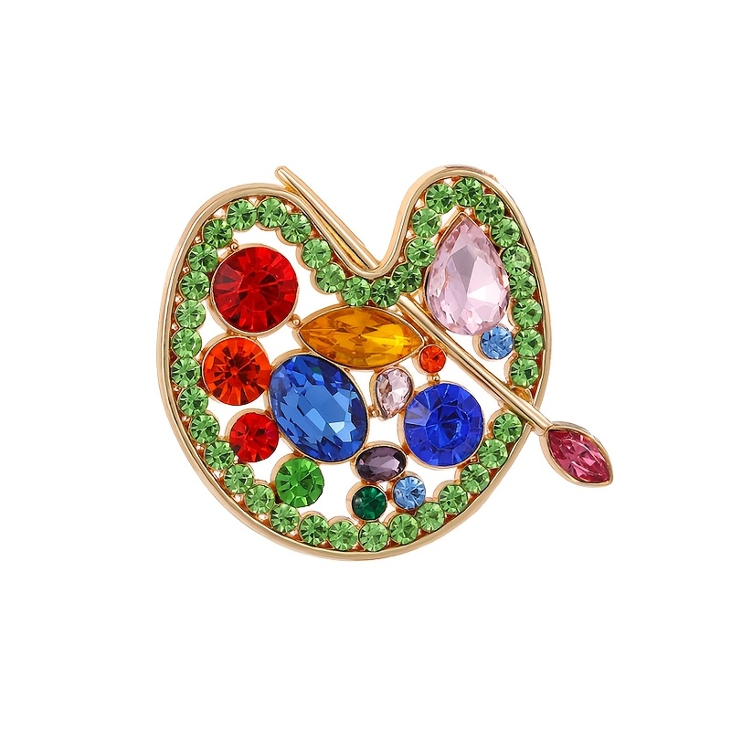 TEMU Vibrant Brooch - Perfect For Formal Events, Art Exhibitions & Festive (halloween/christmas/thanksgiving)