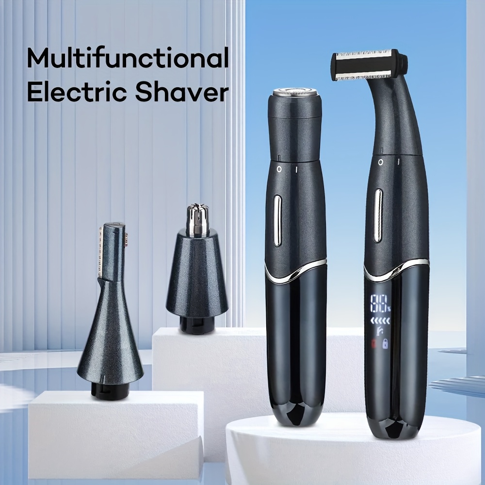 4 in 1 electric shaver charging type womens hair removal instrument bikini body hair trimmer nose hair trimmer electric eyebrow shaver multifunctional shaver Product details 8