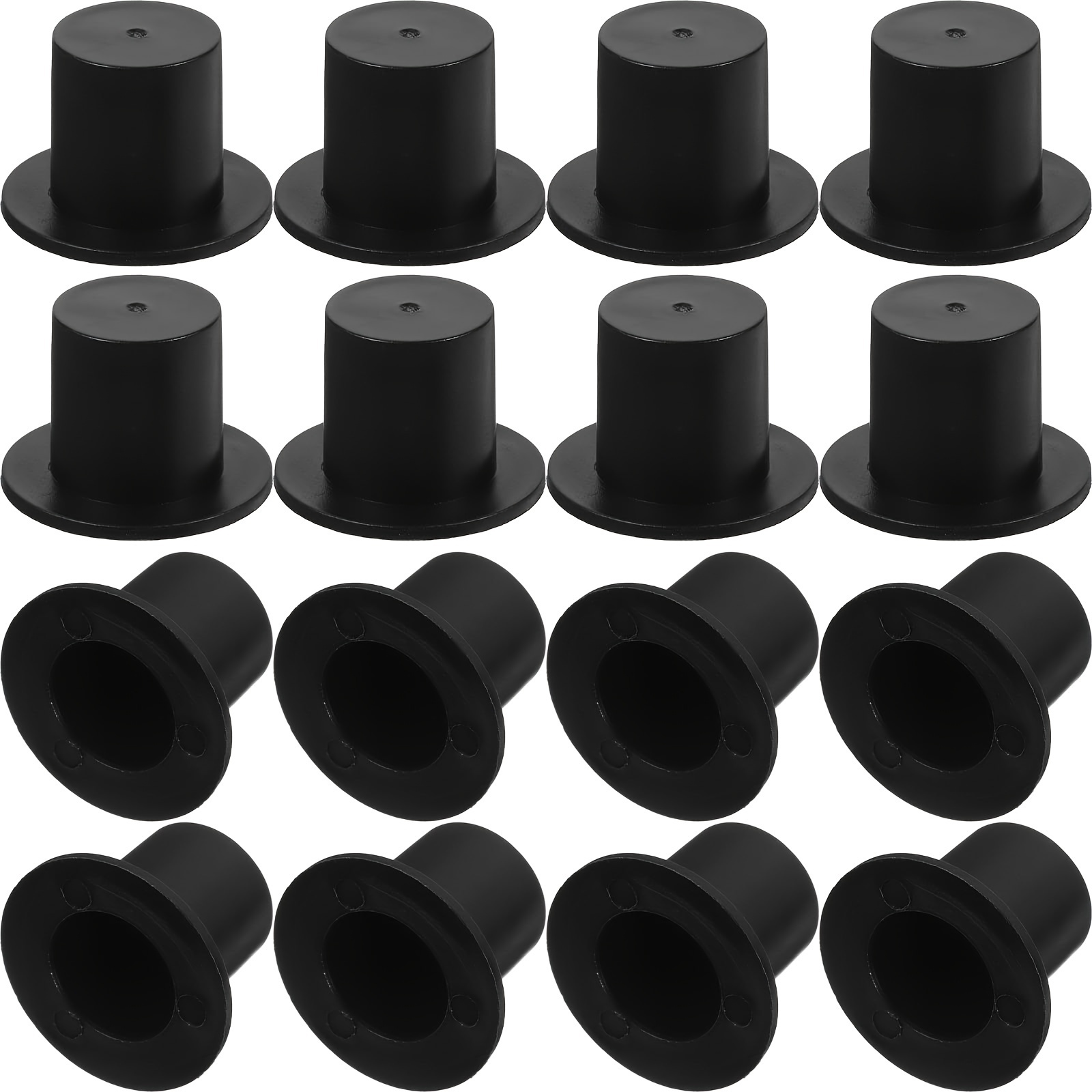 

20-pack Mini Top Hat Magician Party Decorations For All Seasons, Gentleman's Hat For Christmas Snowman Decor, No Battery Or Electricity Needed, Featherless - Assorted Colors