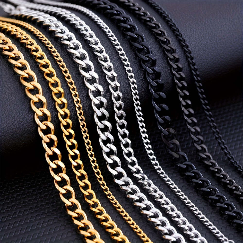 

Minimalist Cuban Chain Necklace - Fashionable Alloy Jewelry Gift For