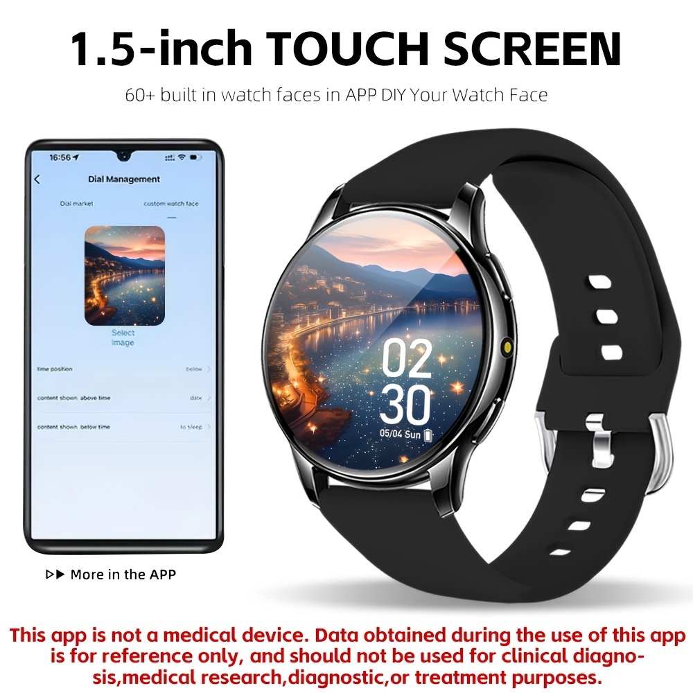 Smartwatch with Wireless Calling and Touchscreen